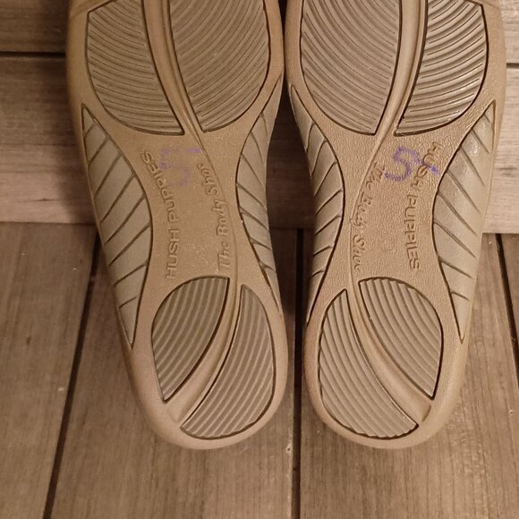 Hush Puppies Women Tan Suede Leather 56424 Lace Up Shoes Size 8M - Picture 9 of 10